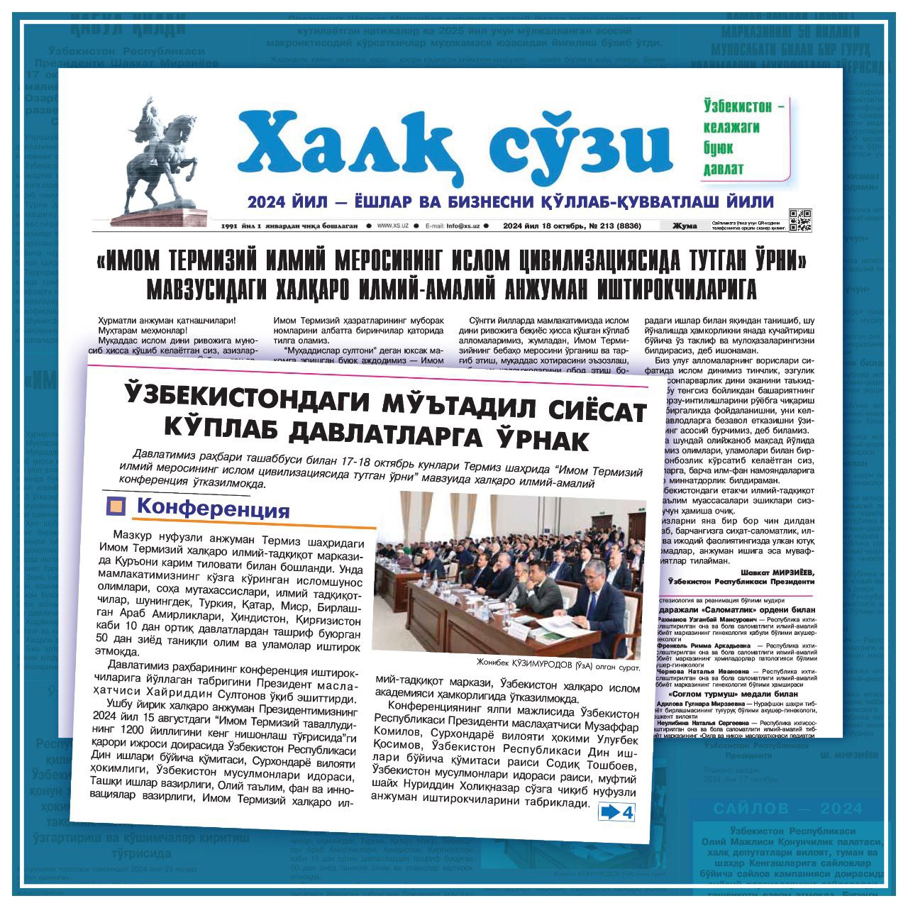 O‘zbekistondagi mo‘tadil siyosat ko‘plab davlatlarga o‘rnak