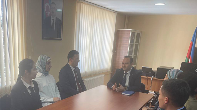 Akademiya delegatsiyasi vakillari Ozarbayjon ilohiyot instituti rektori bilan uchrashdi