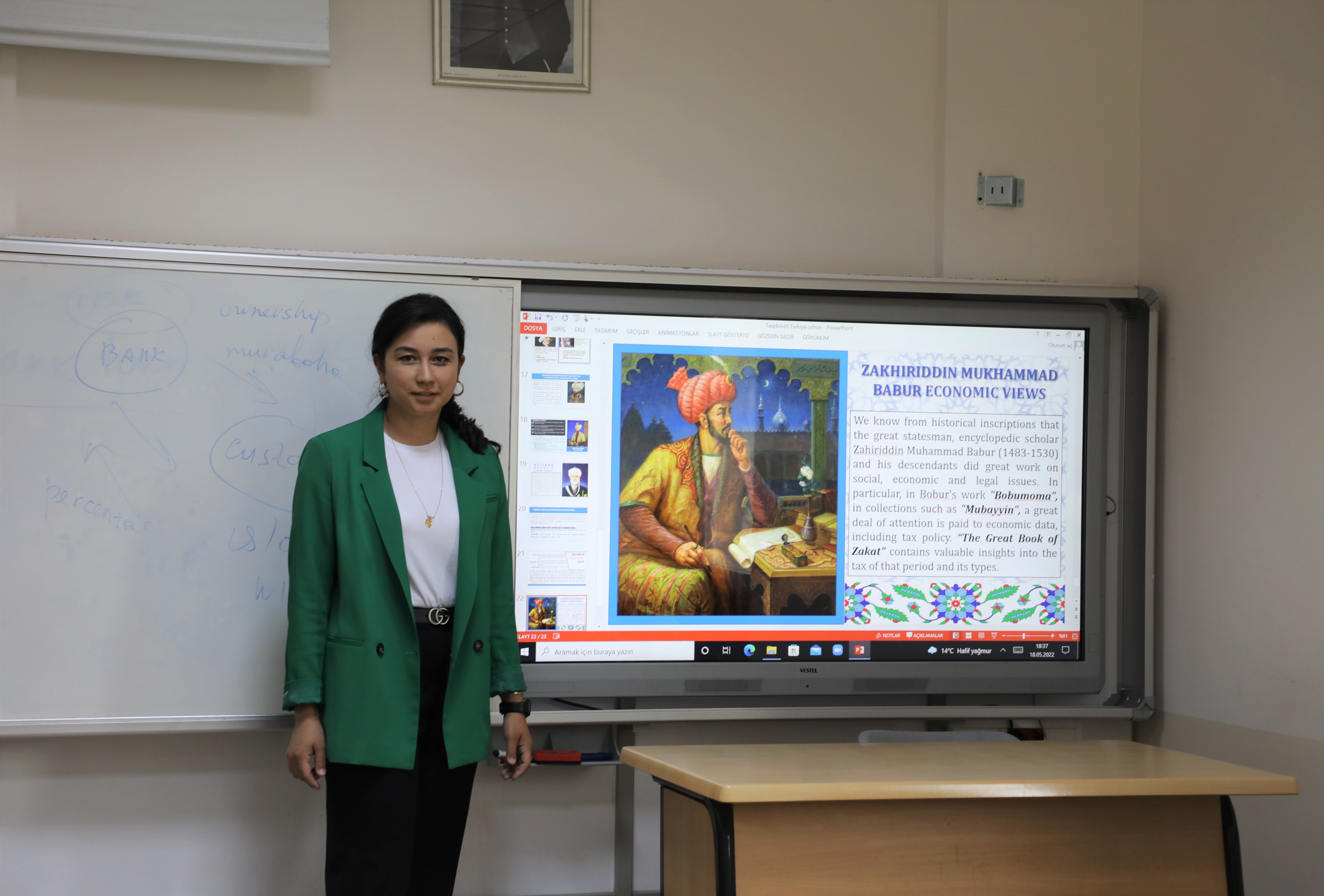 Akademiya vakillari Istanbul universitetida talabalarga ma’ruza qildi