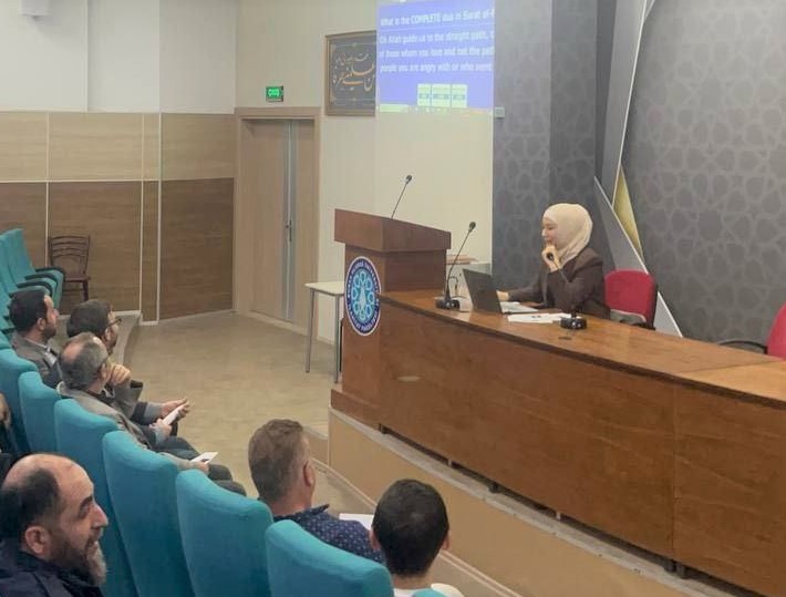 Akademiya vakili Bursa Ulug‘dag‘ universiteti talabalariga dars mashg‘ulotini o‘tkazdi