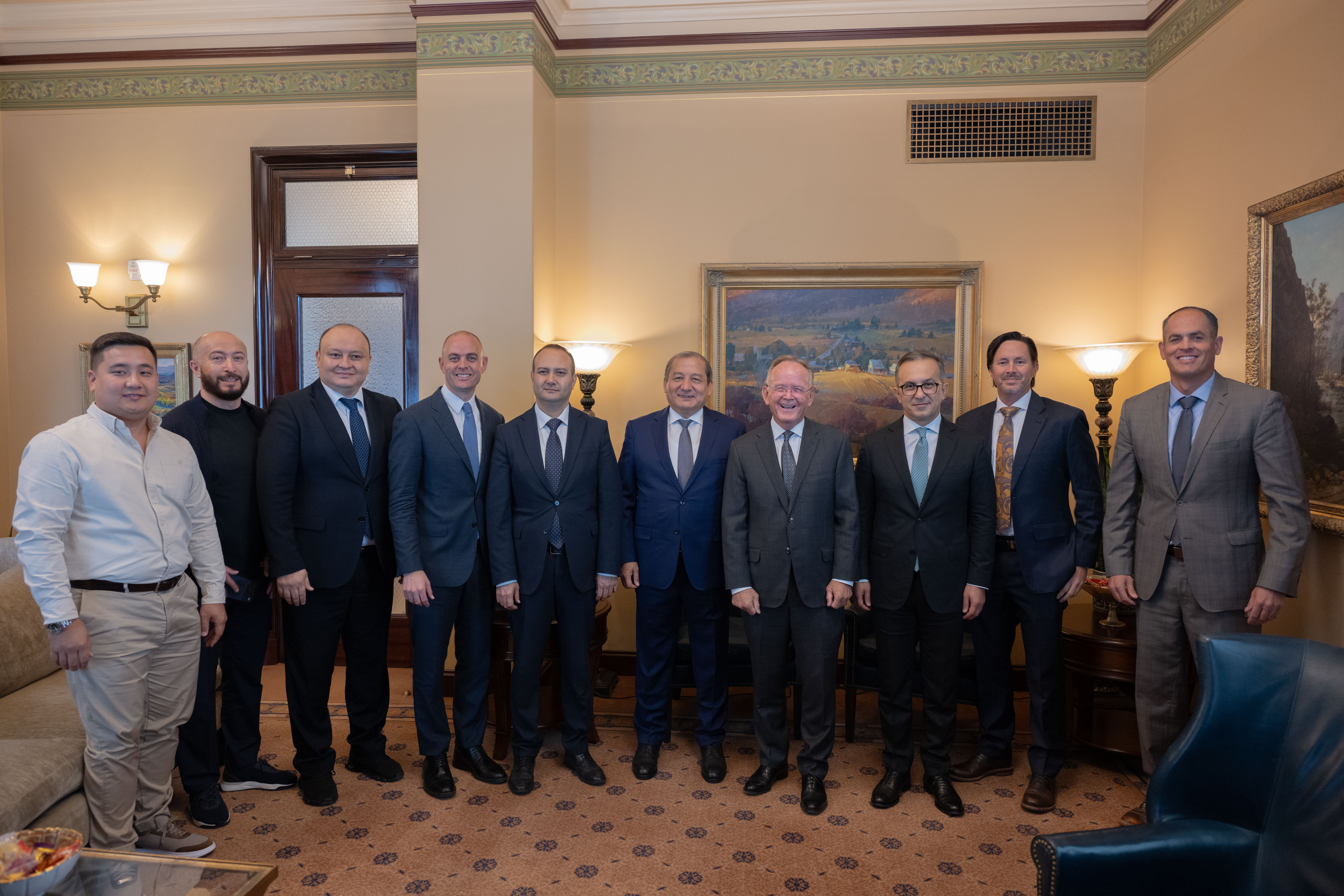 Akademiya rektori Yuta shtati Senati Raisi bilan uchrashuv o‘tkazdi