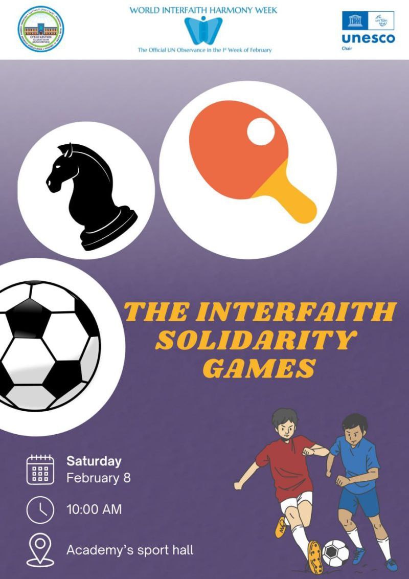 The Interfaith Solidarity Games: Promoting Unity Through Sports