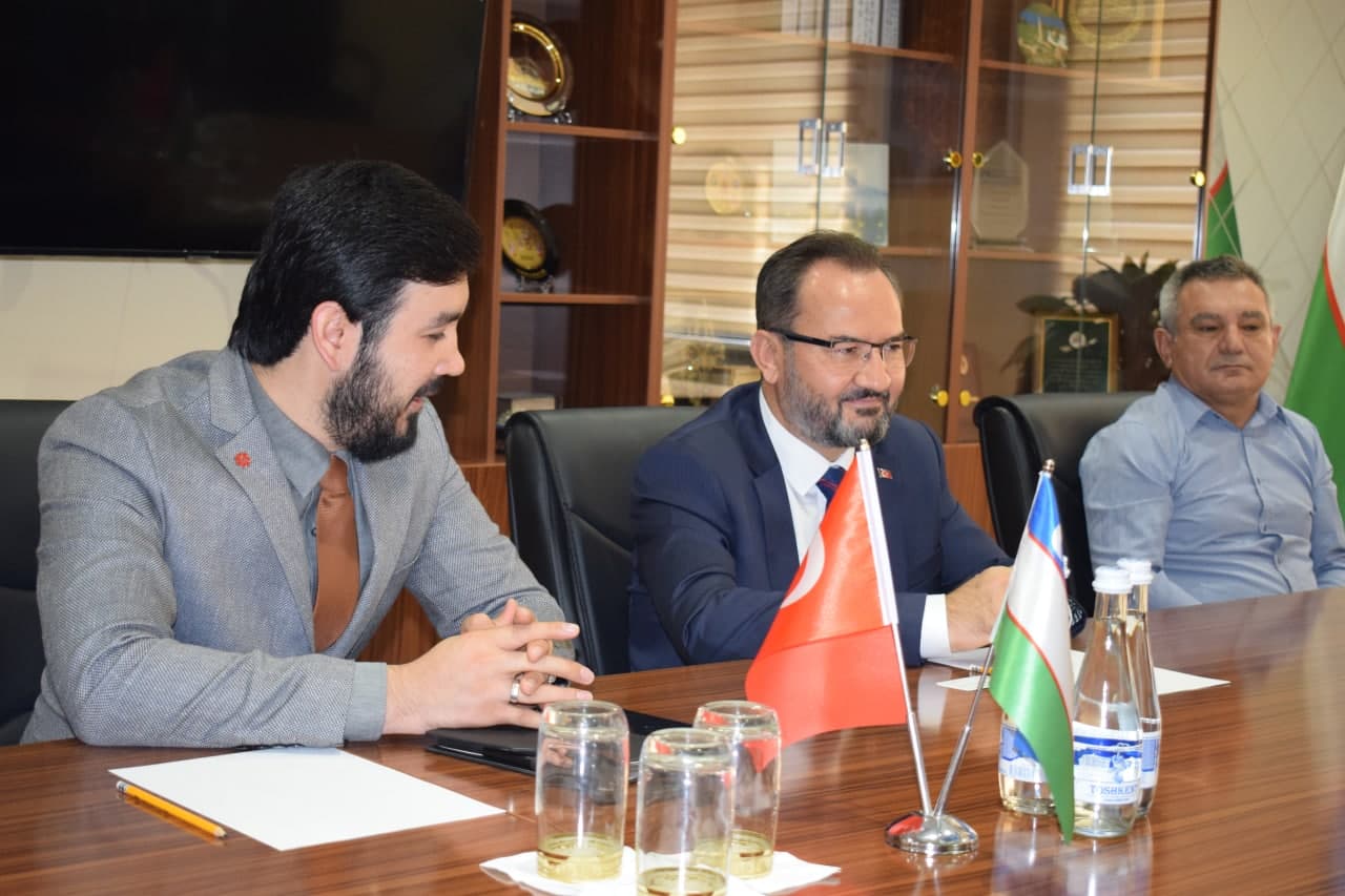 The rector of Ankara Yildirim Boyazid University visited to the Academy