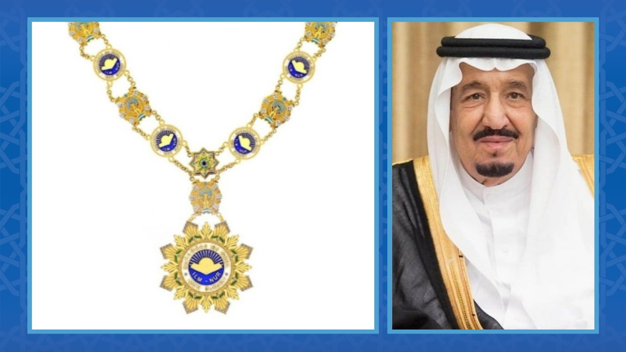 Saudiya Arabistoni Podshohi "Oliy darajali Imom Buxoriy" ordeni bilan mukofotlandi