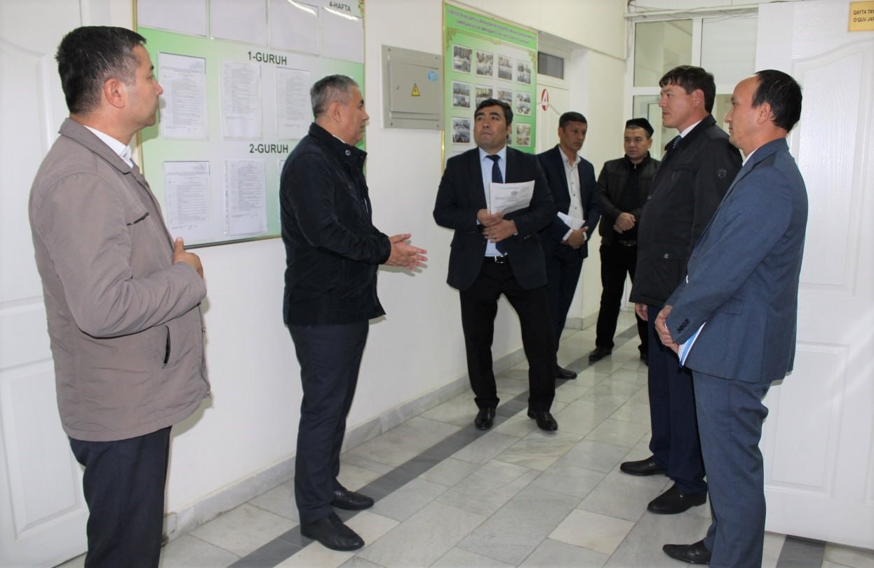 Akademiya rektori Malaka oshirish markazining Samarqand viloyati mintaqaviy filialida bo‘ldi