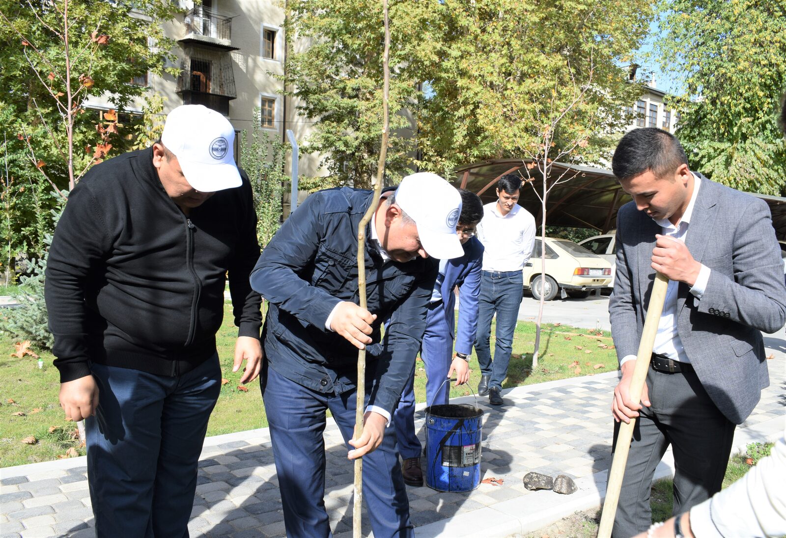 Akademiya vakillari “Yashil makon” loyihasi doirasida kuzgi daraxt ekish mavsumida ishtirok etishdi