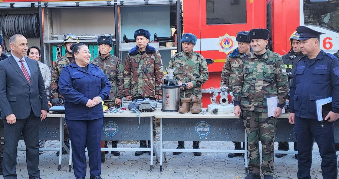 Akademiyada “Yong‘in xavfsizligi oyligi” munosabati bilan ko‘rgazmali o‘quv mashg‘uloti bo‘lib o‘tdi