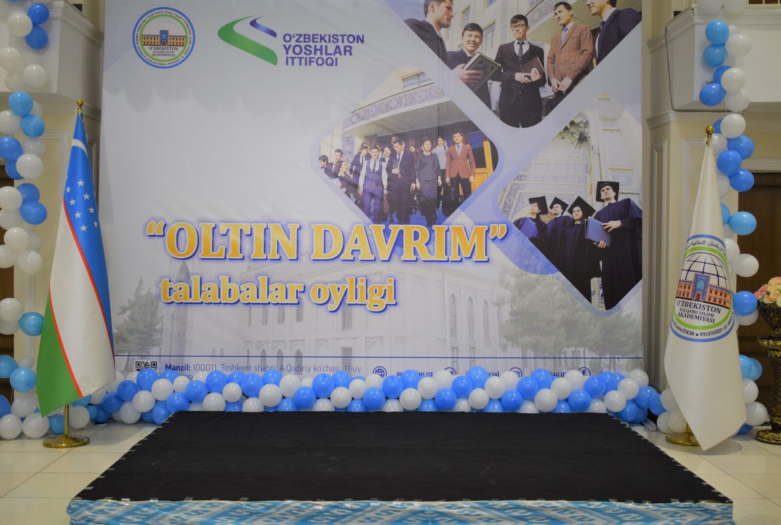 Akademiyada “Oltin davrim” shiori ostida ma’naviy-ma’rifiy bayram tadbiri bo‘lib o‘tdi