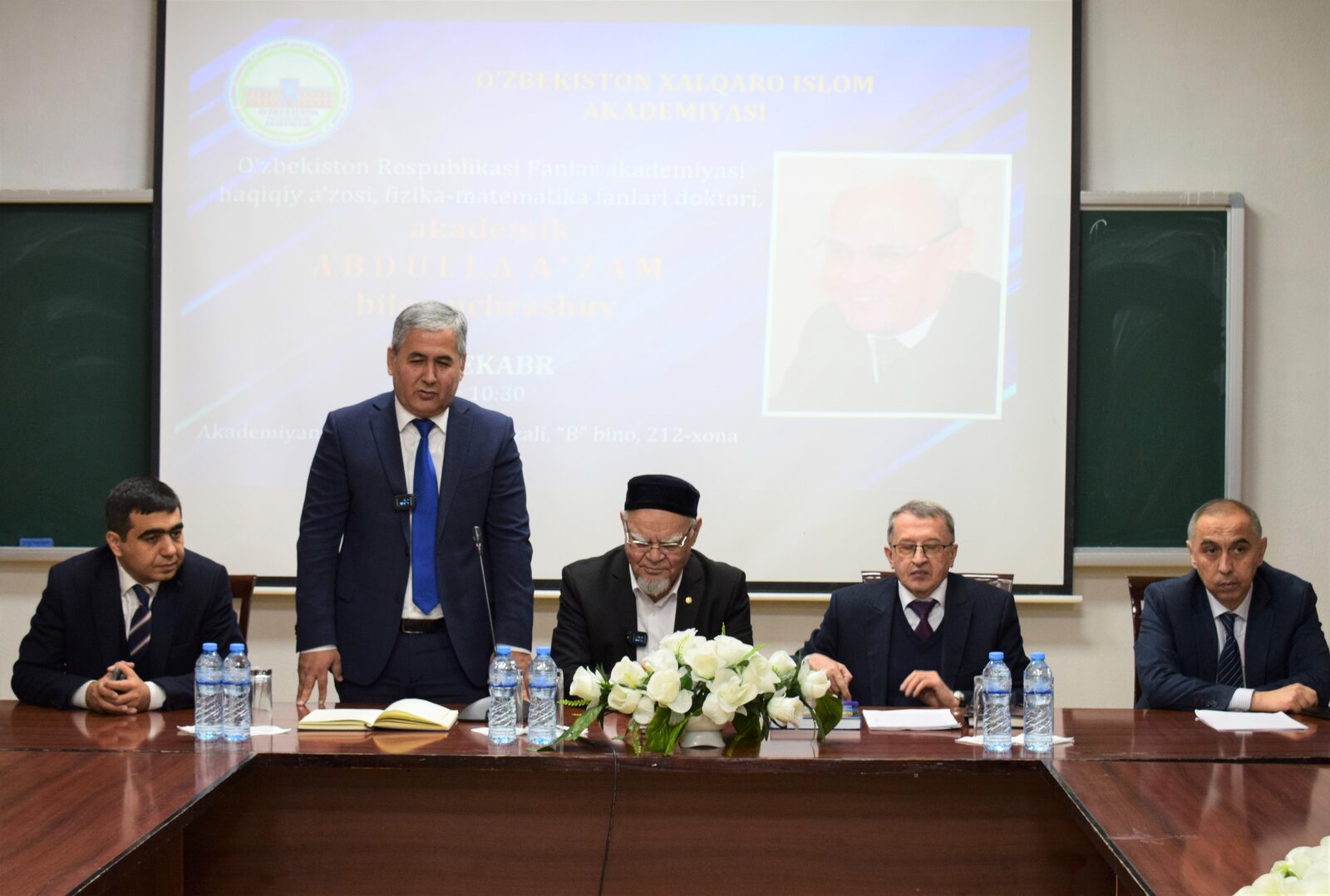 Akademik Abdulla Aʼzamov bilan uchrashuv