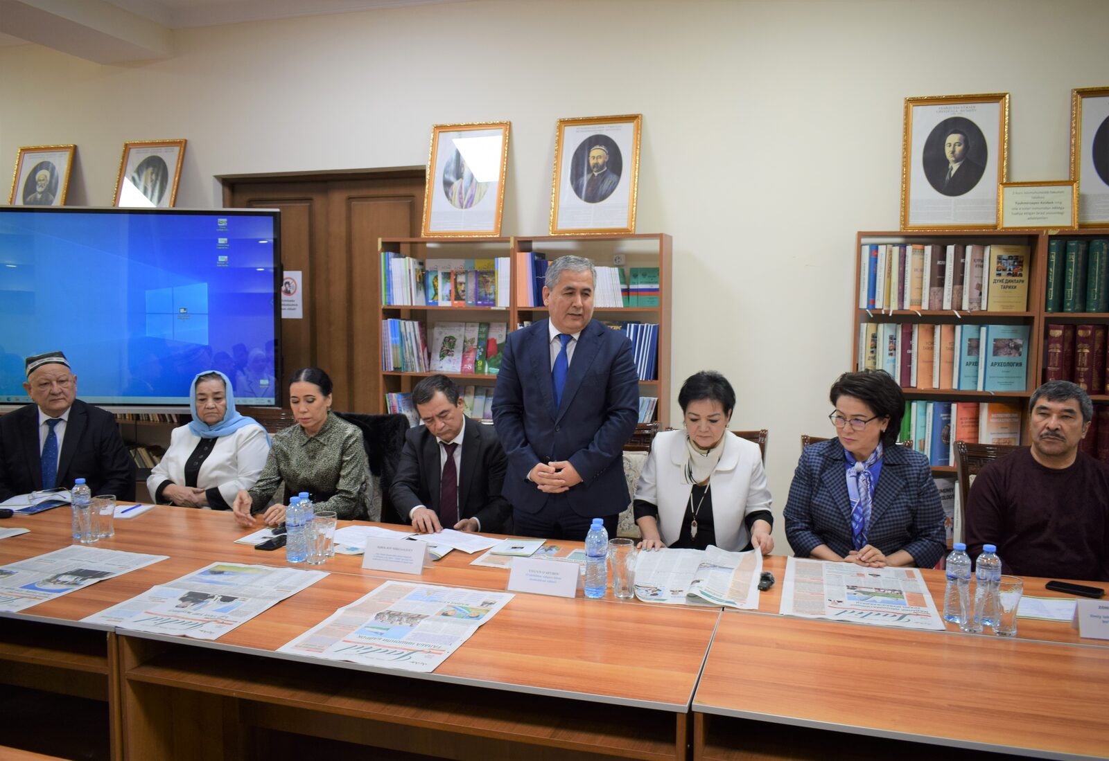 “Tilda, fikrda, ishda birlik!” yoxud Akademiyada “Jadid” gazetasining taqdimoti o‘tkazildi