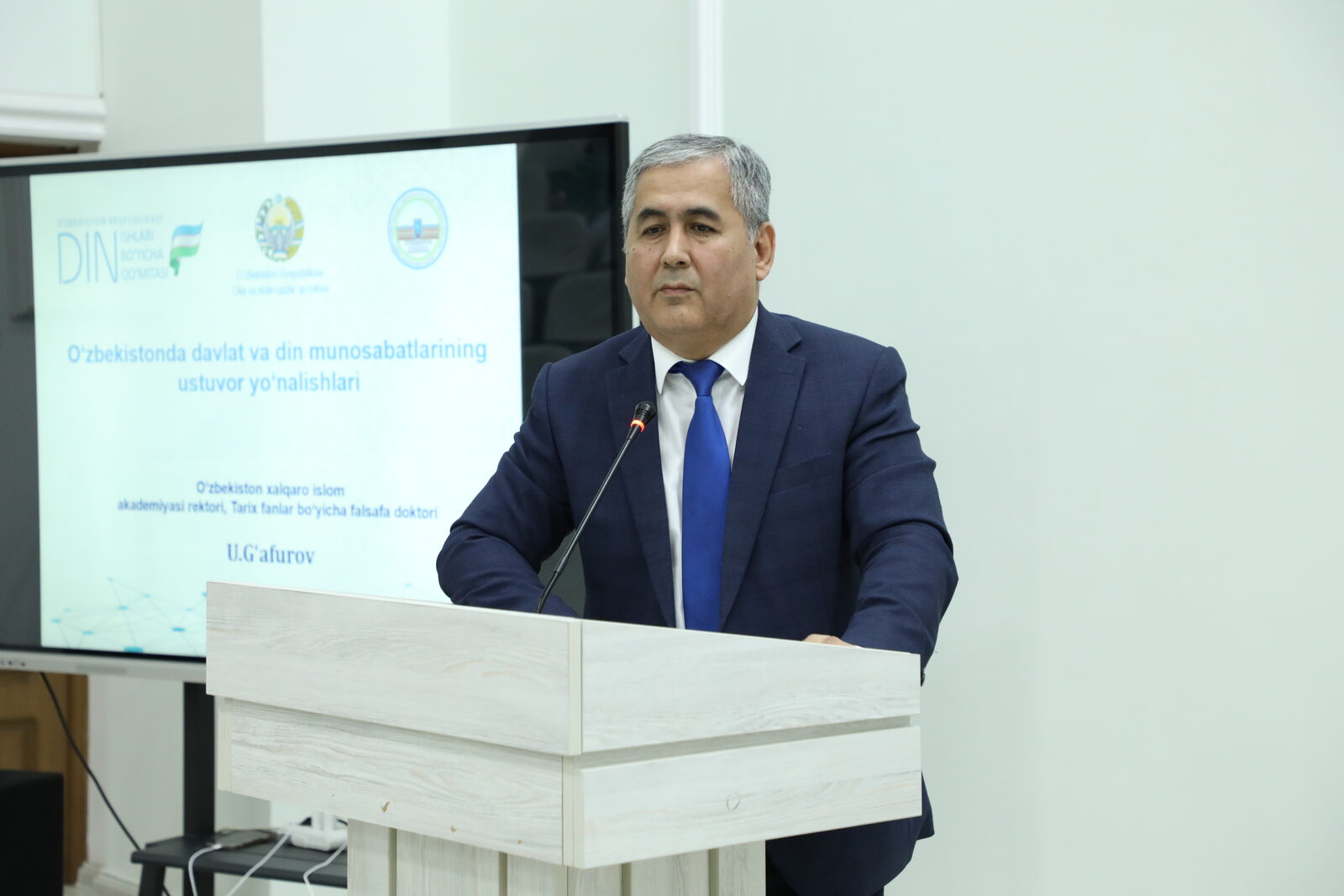 Akademiya rektori ilmiy-amaliy o‘quv seminarda ma’ruza qildi