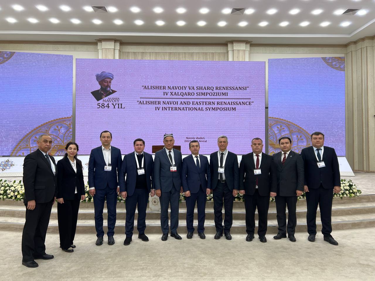 Akademiya vakillari “Alisher Navoiy va Sharq Renessansi” xalqaro ilmiy-nazariy simpoziumida ishtirok etmoqda