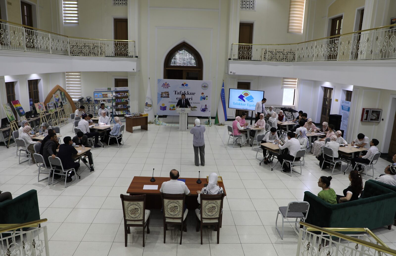 “Tafakkur egalari” kitobxonlik tanlovi final bosqichi bo‘lib o‘tdi