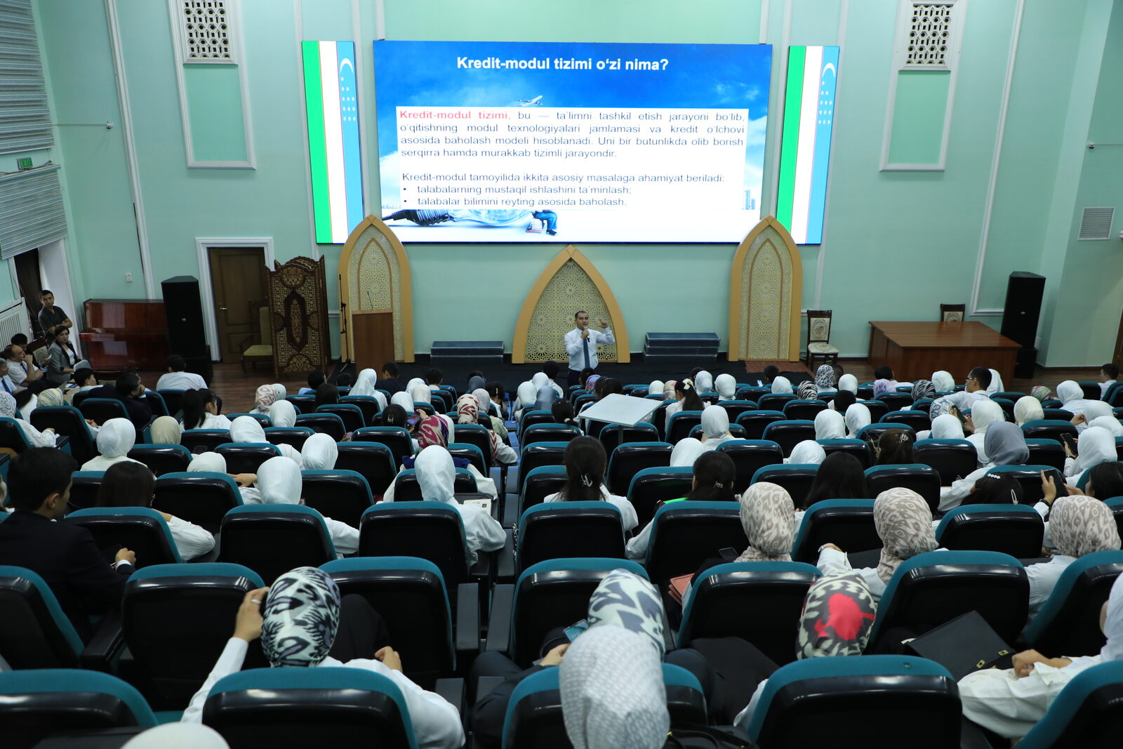 Talabalarga kredit-modul tizimi haqida ma’lumot berildi