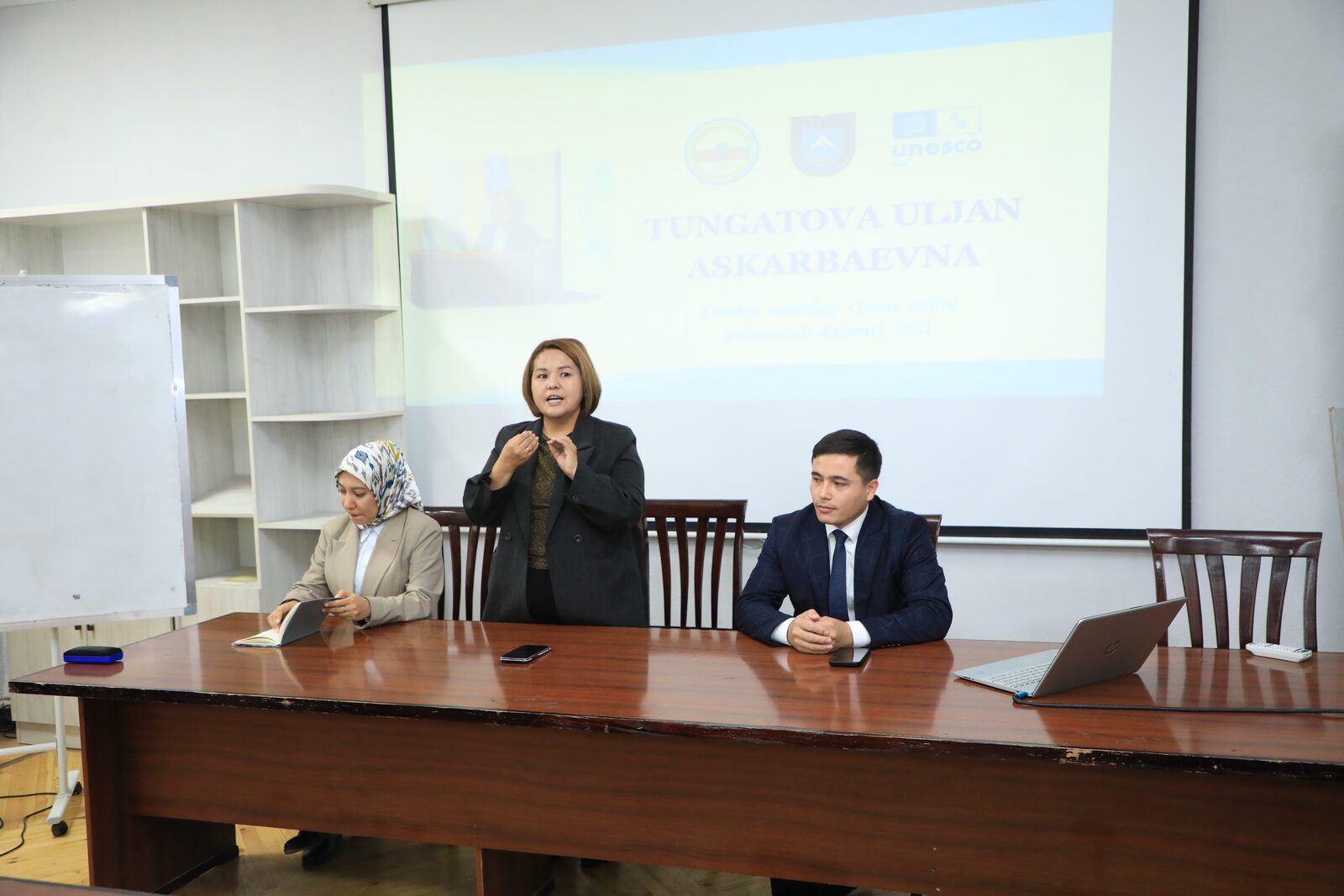 Al-Farobiy nomidagi Qozoq milliy universiteti vakili Akademiya talabalariga seminar dars o‘tdi