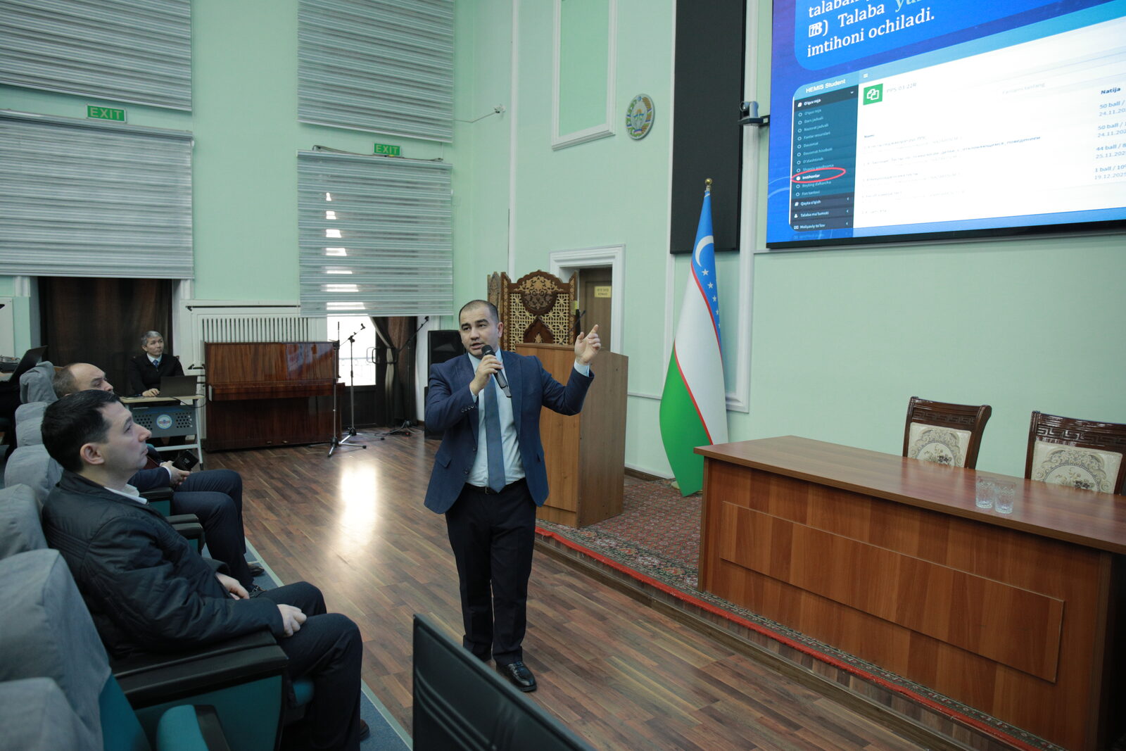 Akademiyada o‘quv mashg‘ulotlari o‘tkazildi