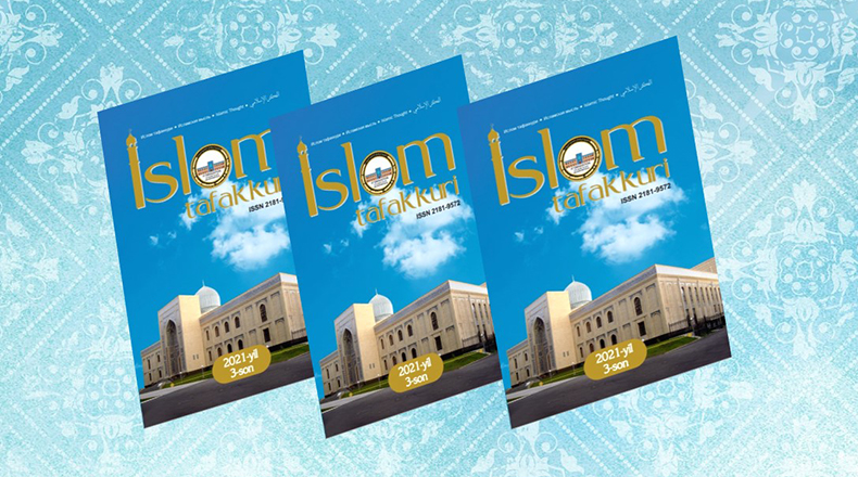 “Islom tafakkuri” jurnalining navbatdagi soni nashr etildi
