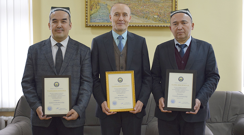 Toshkent shahar hokimligi Akademiya o‘qituvchilarini taqdirladi