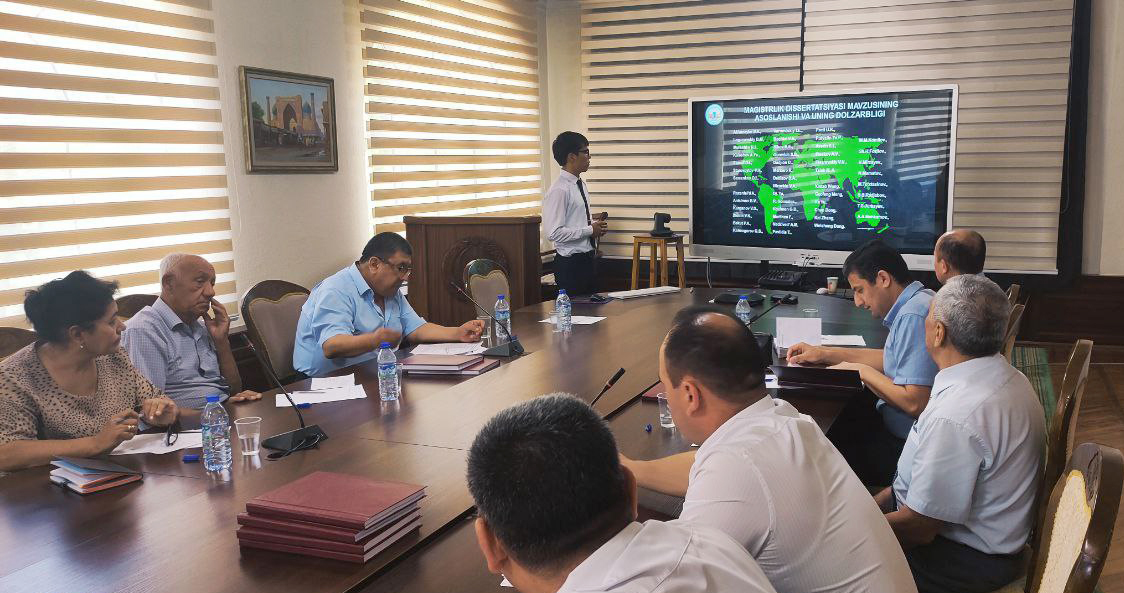 Akademiyada magistrantlarning dissertatsiya himoyasi o‘tkazildi