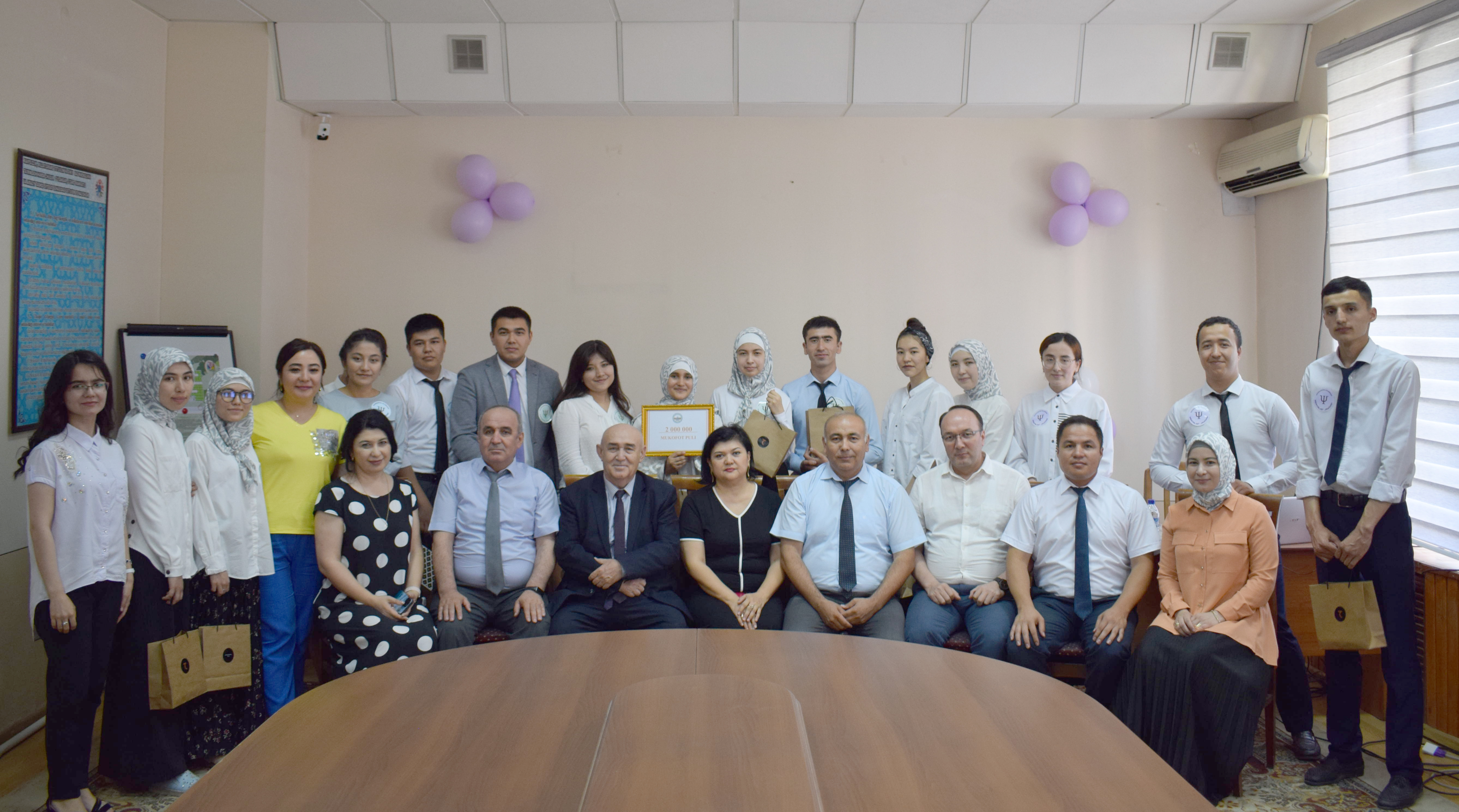 Talabalar o‘rtasida “Psixologiya bilimdoni” mavzusida intellektual musobaqa o‘tkazildi