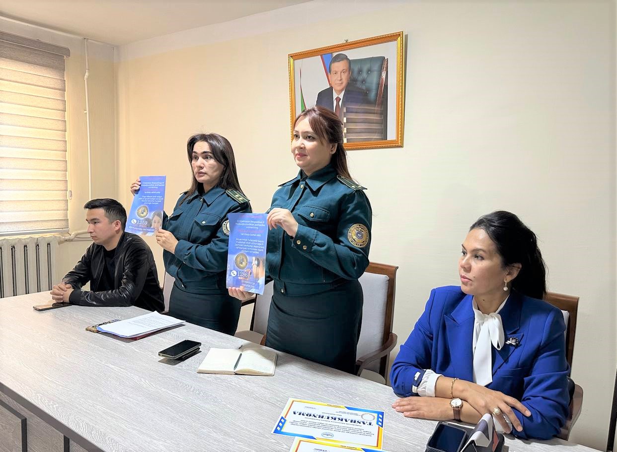 “Biz zo‘ravonlikka qarshimiz!” mavzusida davra suhbati bo‘lib o‘tdi