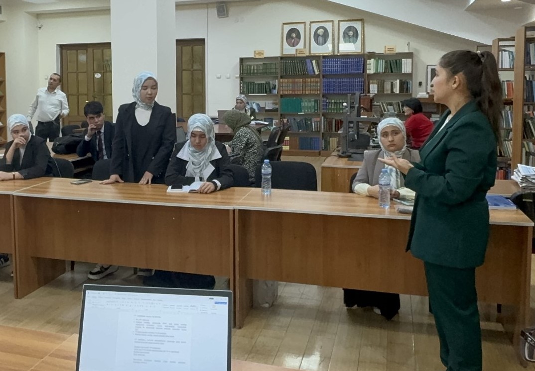 Akademiya tayanch doktoranti tomonidan seminar-trening mashg‘uloti o‘tkazildi