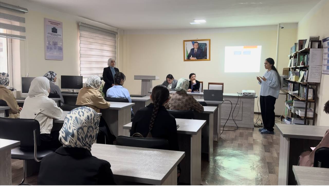 Doktorantlar tomonidan ma’ruza darsi o‘tkazildi