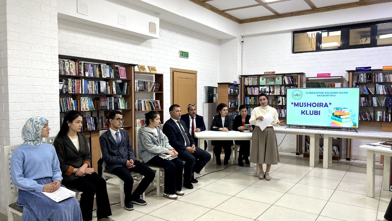 Akademiyada “Mushoira” klubi tomonidan tadbir o‘tkazildi