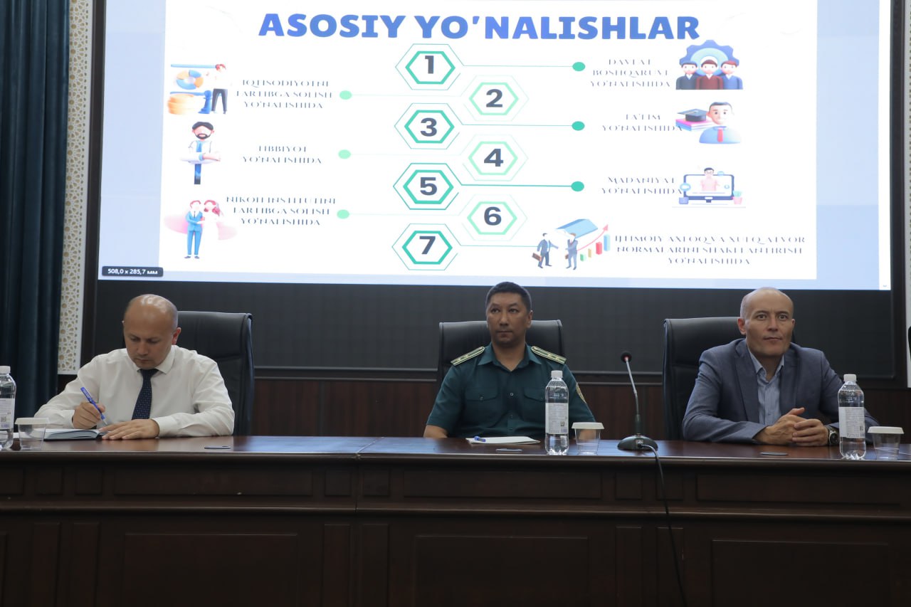 Haftalik doirasida Ichki ishlar vazirligi Akademiyasida davra suhbati o‘tkazildi