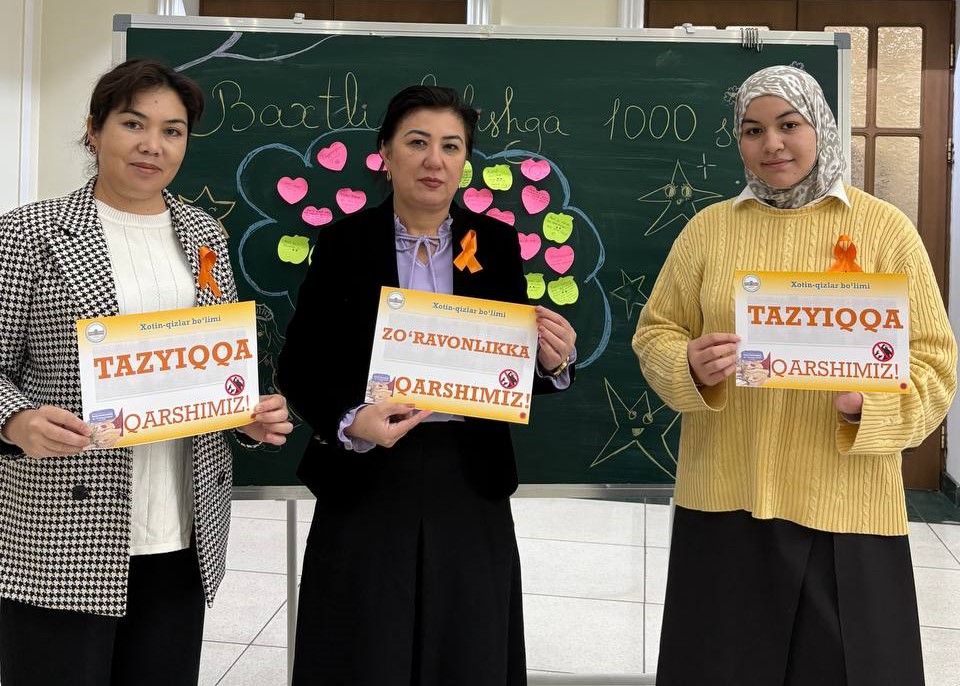 Xotin-qizlarga nisbatan raqamli zo‘ravonlikka barham berish uchun birlashaylik